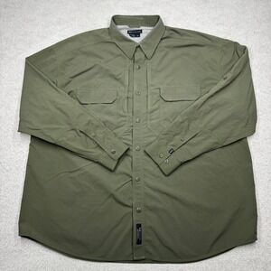 5.11 511 Tactical Shirt Olive Vented Pockets Police Outdoor Men's Size 3XL